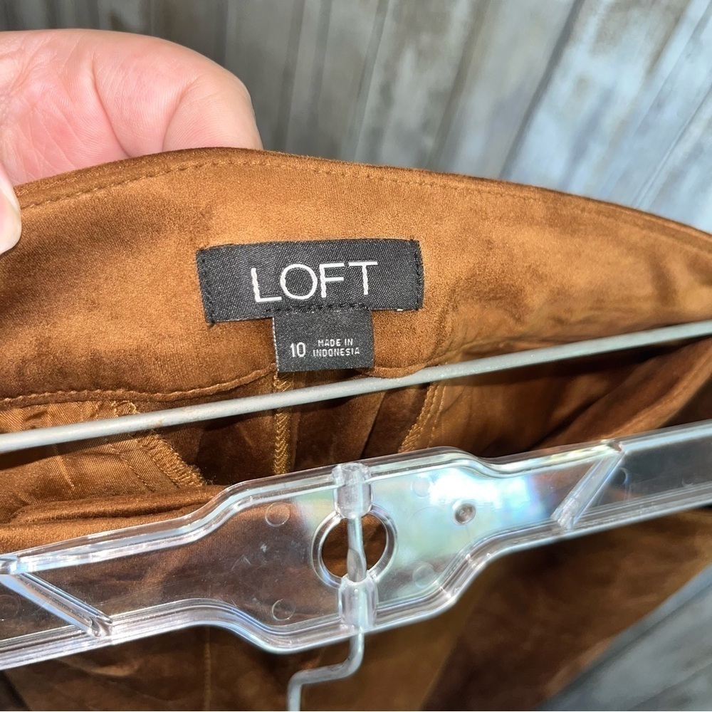 Loft Brown Suade Soft Pants - Picture 6 of 6